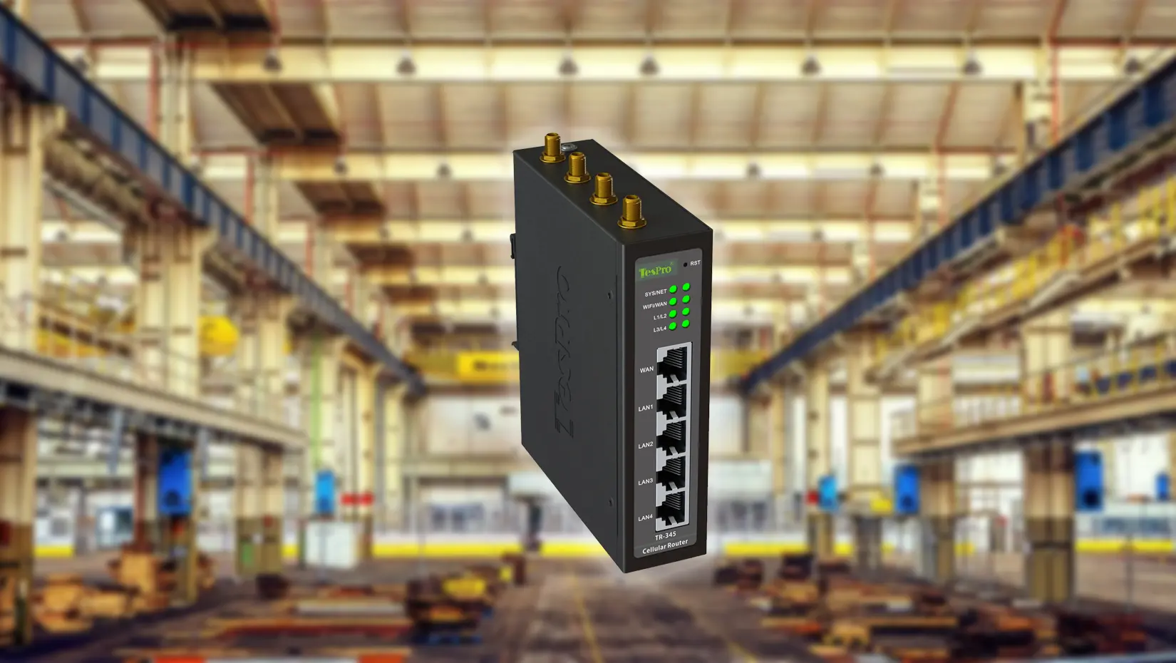 5G industrial router for remote monitoring