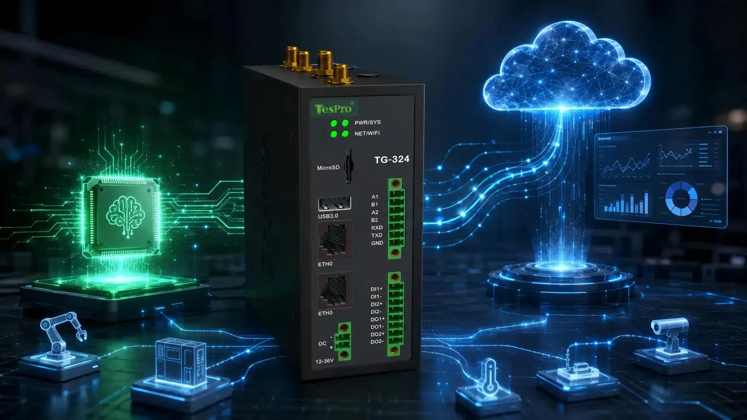 Industrial Gateway with VPN Support