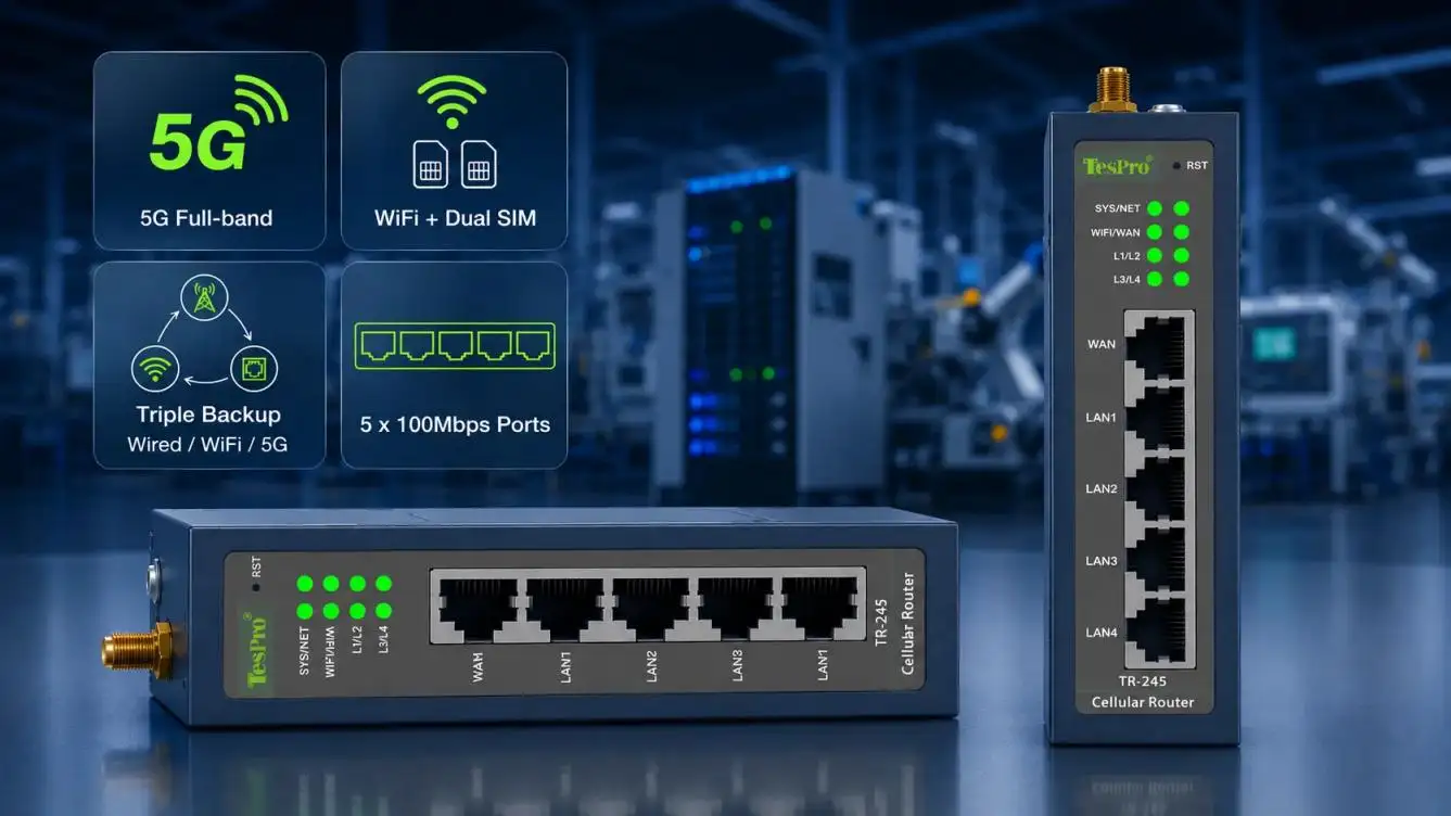 Cloud-Managed Industrial Router