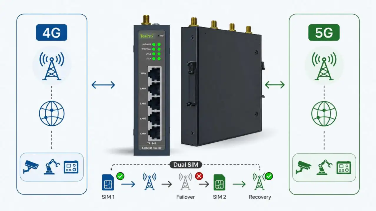 Rugged Industrial Cellular Router