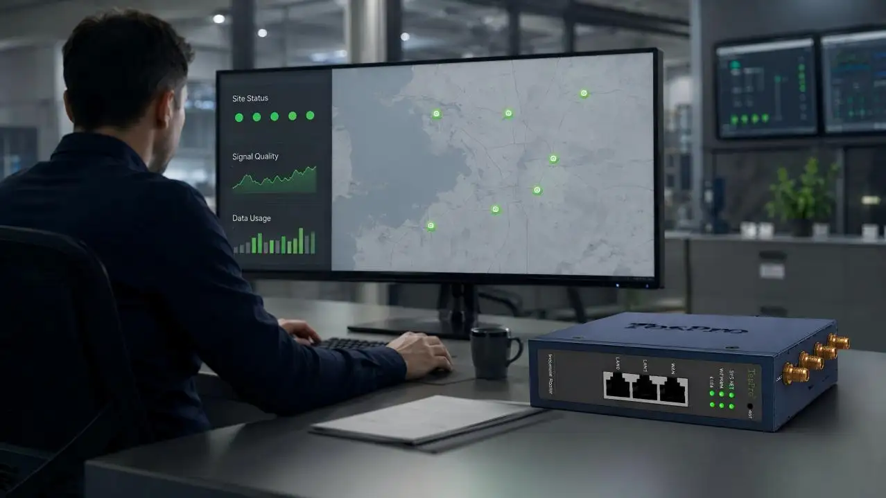 Industrial Cellular Router for Remote Monitoring